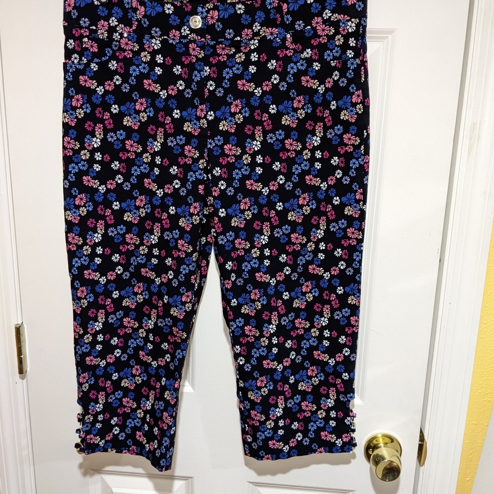 Verve Blues floral crop pant 16
